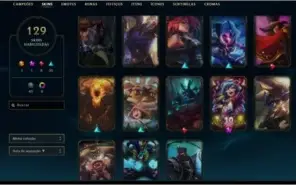 Conta rara do lol, Icones raros, sentinela rara e skin.