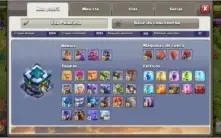 CV 13 CLASH OF CLANS COM 6 CONSTRUTORES COM MUROS FULL