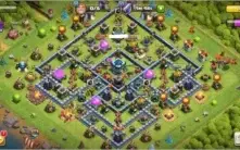 CV 13 CLASH OF CLANS COM 6 CONSTRUTORES COM MUROS FULL