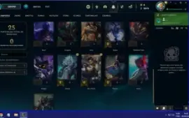 Conta lol Smurf mestre 200pdl 70% Win Rate
