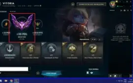 Conta lol Smurf mestre 200pdl 70% Win Rate