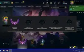 Conta lol Smurf mestre 200pdl 70% Win Rate