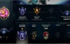 Conta Diamante 4, 70 champs, 33 skins.