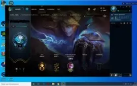 lol conta com 126 campeões + 63 skins