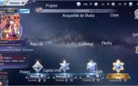 Conta Saint Seiya Awakening (A1- Pegasus)
