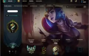 Conta Platina 5 SOLOQ, 31 Bonecos E 6 Skins