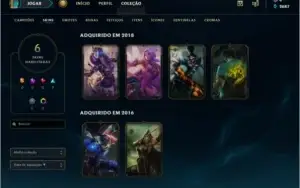 Conta Platina 5 SOLOQ, 31 Bonecos E 6 Skins