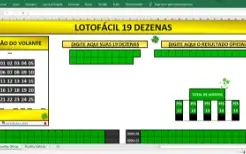 Planilhas Premium para Mega-sena, Lotofácil  E  Quina