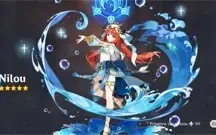 Conta genshin impact ar 5 com personagem 5 estresse nilou