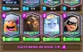 Clash Royale - FULL CARTAS / 100K OURO / LVL9 / 4200 TRF