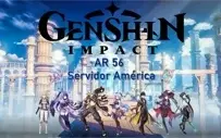 Conta Endgame Genshin Impact AR 56 com 9 T5