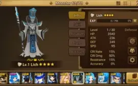 Reroll Summoners War lvl10 com Halphas + Feng Yang