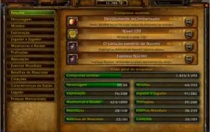 Conta TOP World Of Warcraft