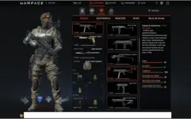 VENDO CONTA WARFACE || PATENTE 85 || 6 WARBOX CASH || 4 SKIN