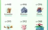10 Pokemons diferentes na sua conta