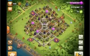 Conta clash of clans Cv11 Coringa(muito bem upada)