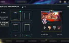 Conta Wild Rift Platina 1 com skins star guardian