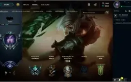 Conta de League of Legends + RP 1650