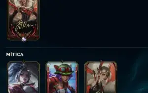 Conta com Ahri Lenda Imortalizada Assinada + Skins - League