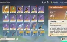 Conta Genshin Impact AR 45 DILUC e Klee 80 + Duas armas 5*