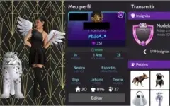 Conta nível 26 - 896 roupas 30 casas 1 asa 27 pets 19 insign