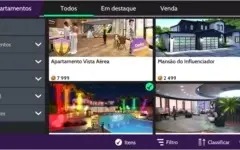 Conta nível 26 - 896 roupas 30 casas 1 asa 27 pets 19 insign