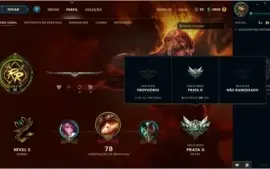 Conta League Of Legends - Prata 2 - 1 Gema - Bonus de IP