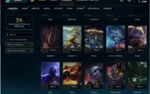 Conta LoL Platina IV barato