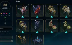 Conta LOL 2013-D4-427 Skins-ALL Champs-653 Icones-ex Mestre