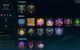 Conta LOL 2013-D4-427 Skins-ALL Champs-653 Icones-ex Mestre