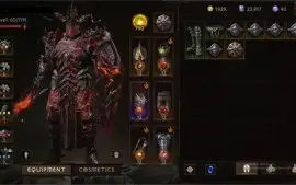 Conta Diablo Immortal lv60(119+) cruzado top 1 PVP