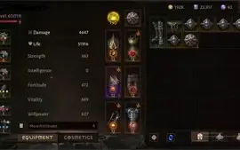 Conta Diablo Immortal lv60(119+) cruzado top 1 PVP