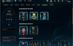 CONTA LOL, NÍVEL 296, TODOS OS CHAMPS, 93SKINS