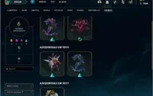 CONTA LOL, NÍVEL 296, TODOS OS CHAMPS, 93SKINS