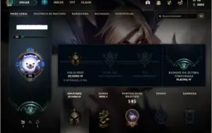 Conta ouro 4 (ex platina), com 11 skins e 31 champs