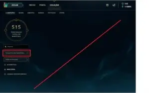 Conta com todos campeões mais 128 skins