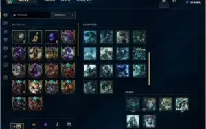 Conta com todos campeões mais 128 skins