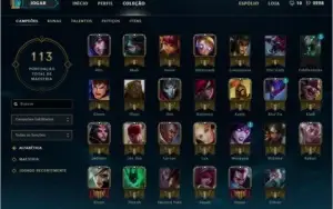 Conta de Lol platina 1