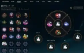 Conta league of legends com boas skins