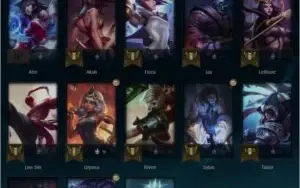 Conta league of legends com boas skins