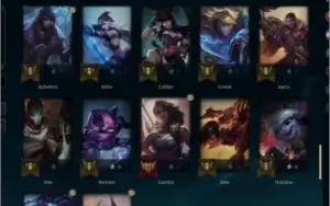 Conta league of legends com boas skins