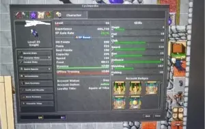 VENDO ACCOUNT COM 1131 LOYALITY  E 3 MAKERS SKILL ALTO!