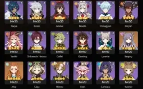 AR 60 - Neuvilette C1, Furina C1, Ayato C1 (Varias Armas)