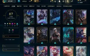 Esmeralda 2 com 85 Champs e 87 Skins ( JG / TOP / MID )