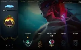 Conta de League of legends Platina 4