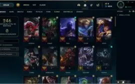CONTA LOL LVL 119 PLATINA 4, 72 CHAMPS, 34 SKINS