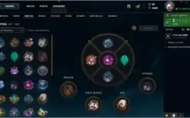 vendo conta do lol