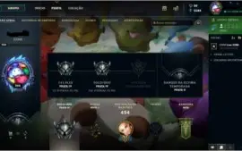 vendo conta do lol