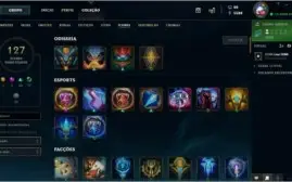 vendo conta do lol
