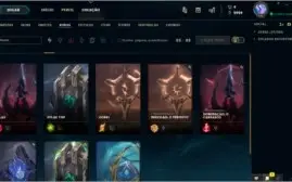 vendo conta do lol